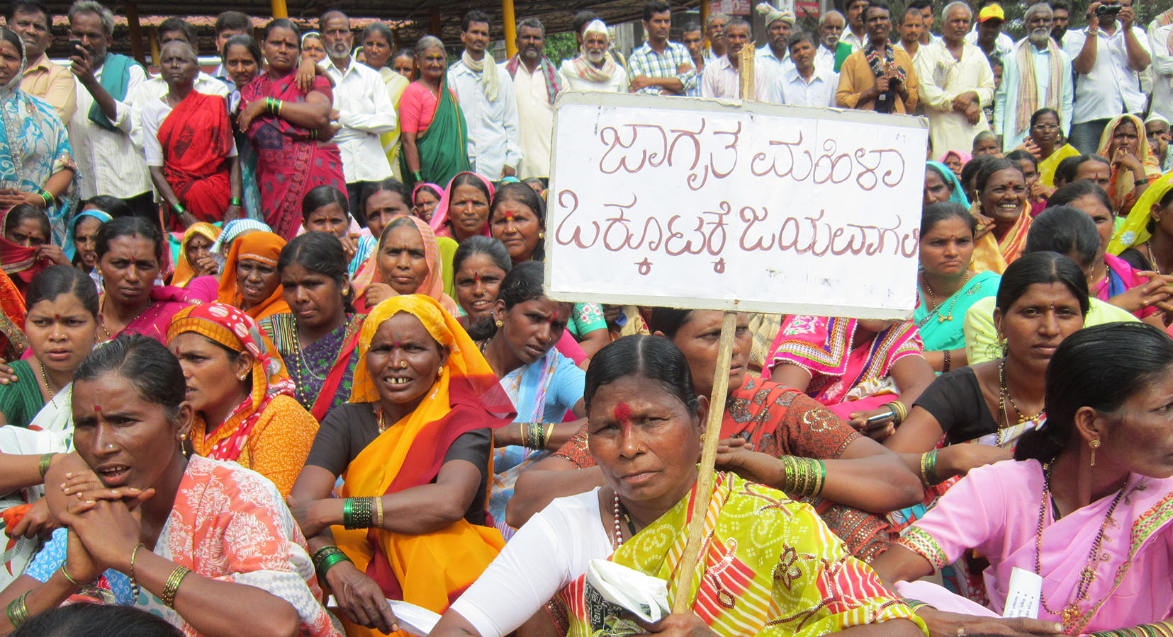 Protest against violence against women